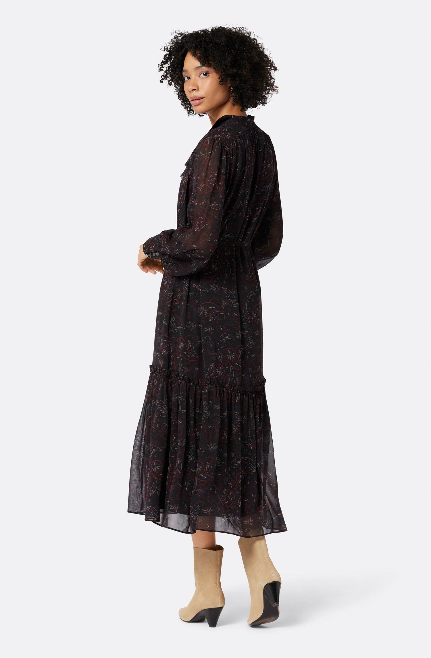 Roussel Midi Silk Dress sold by Joie product image thumbnail 5