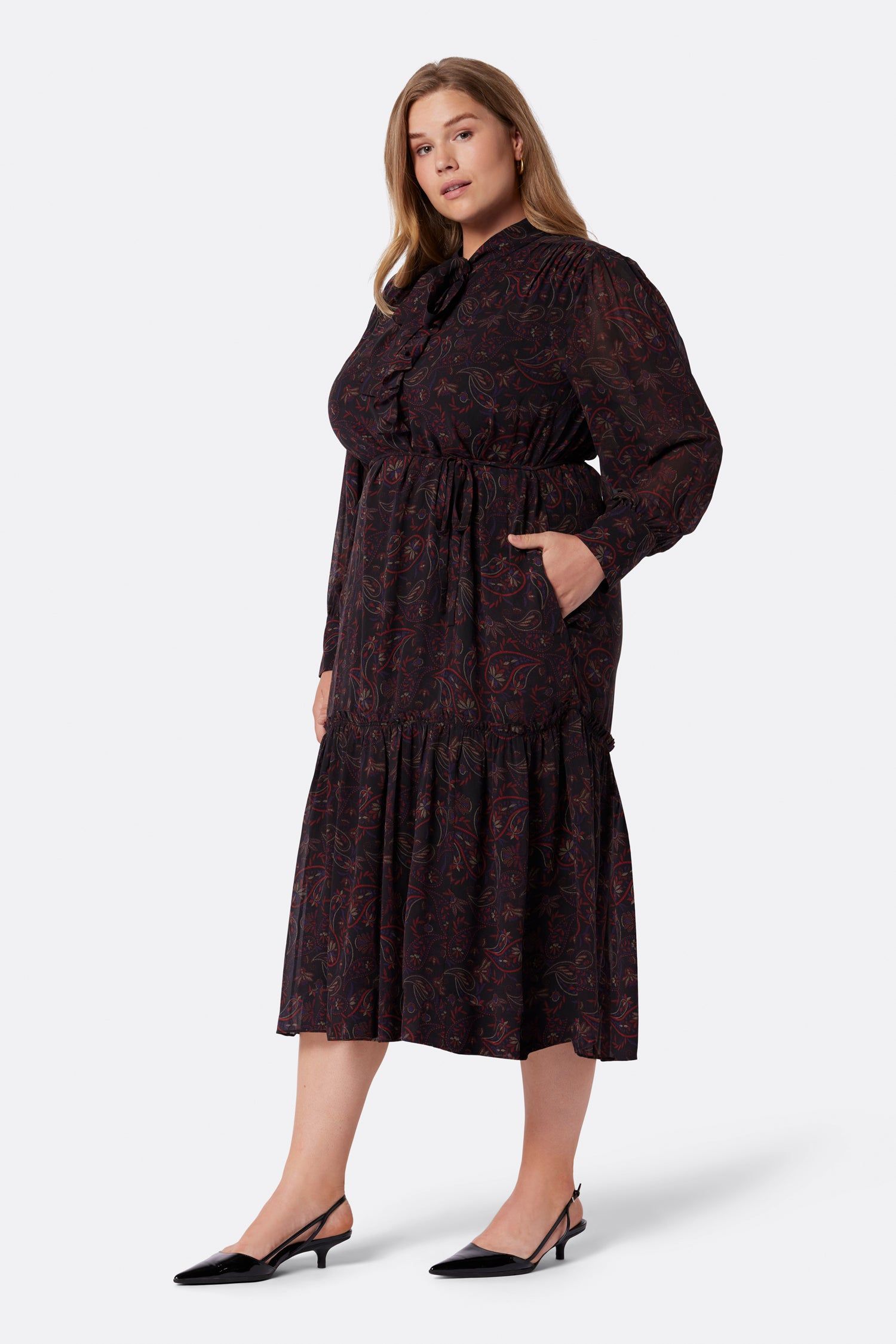 Roussel Midi Silk Dress sold by Joie product image thumbnail 10