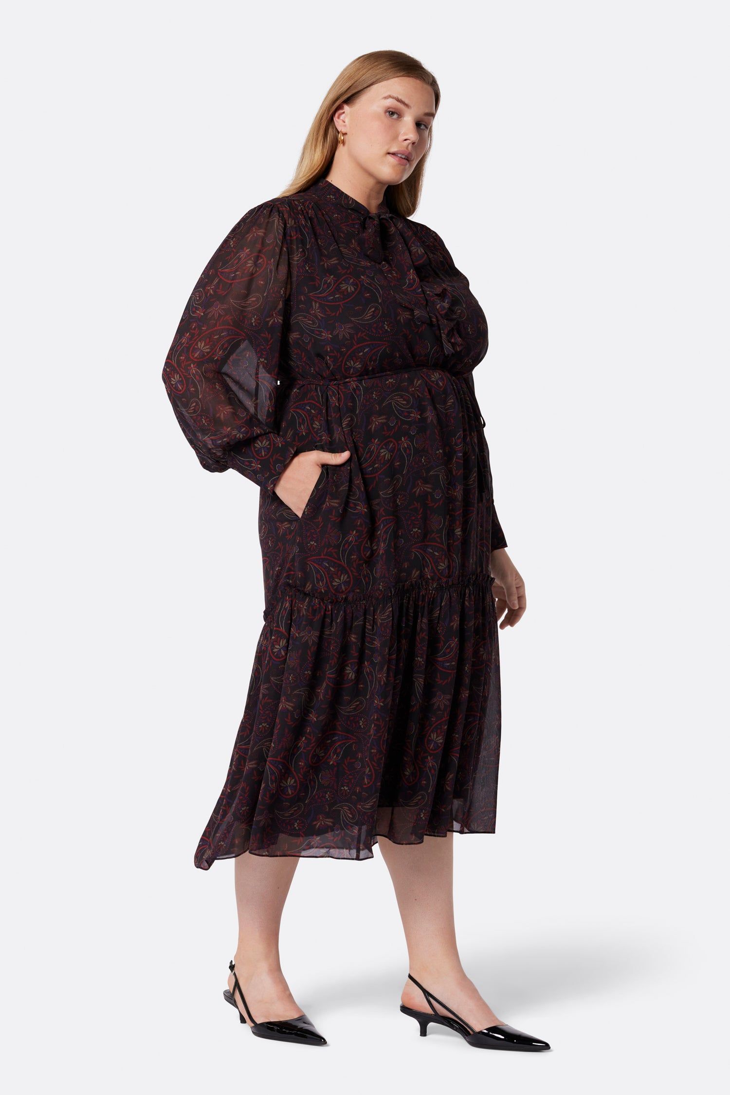 Roussel Midi Silk Dress sold by Joie product image thumbnail 12