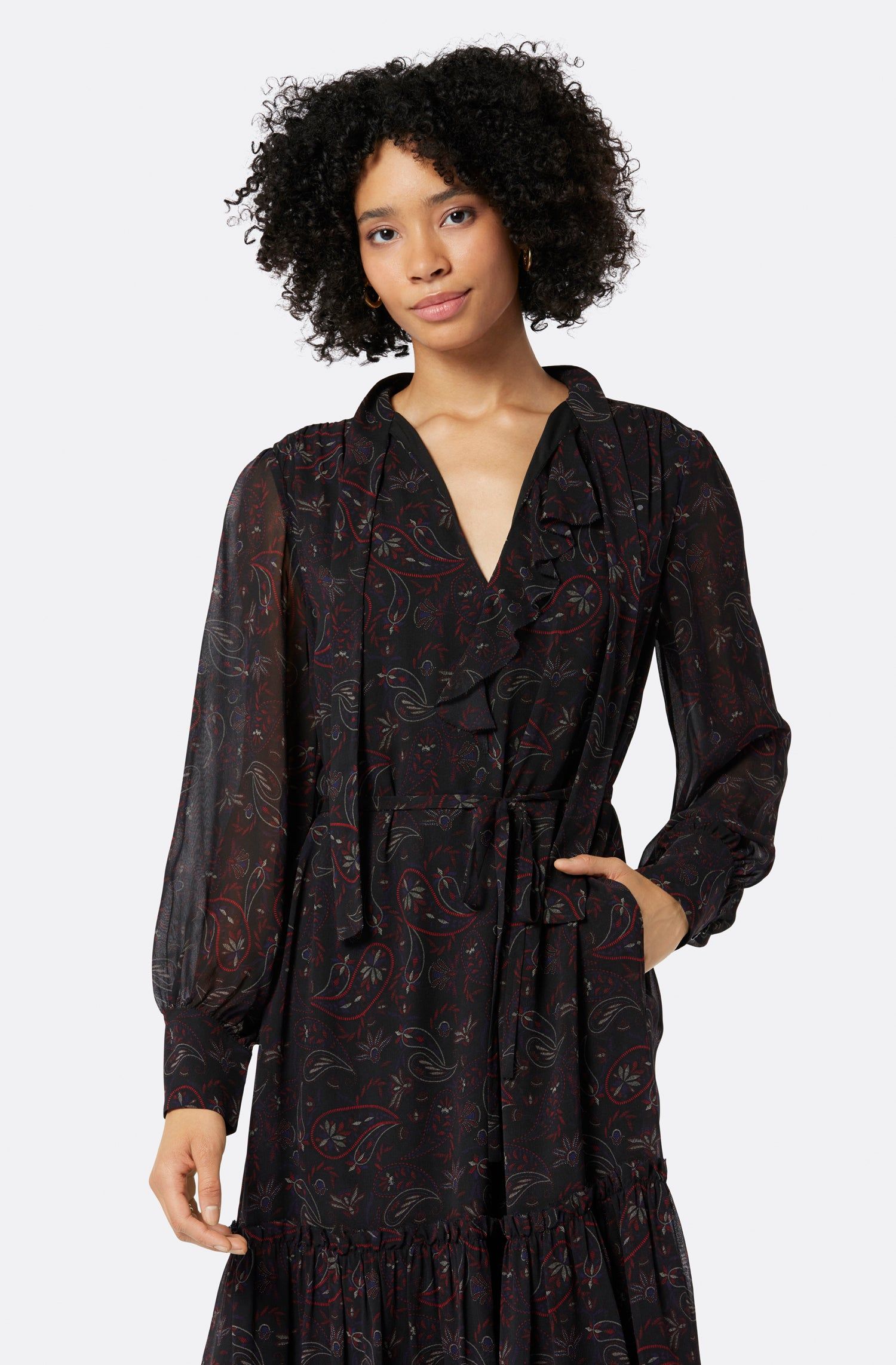 Roussel Midi Silk Dress sold by Joie product image thumbnail 2