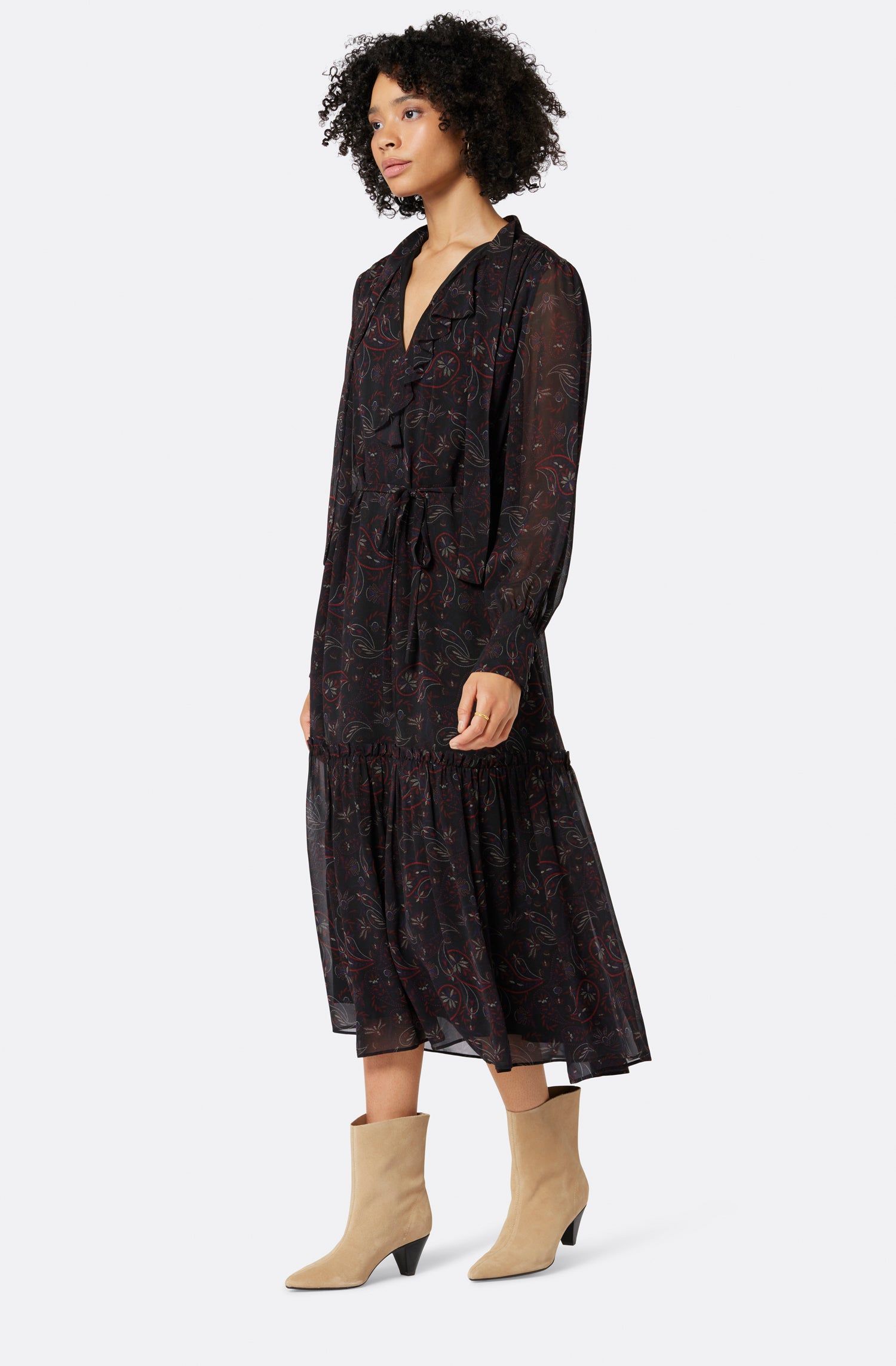 Roussel Midi Silk Dress sold by Joie product image thumbnail 3