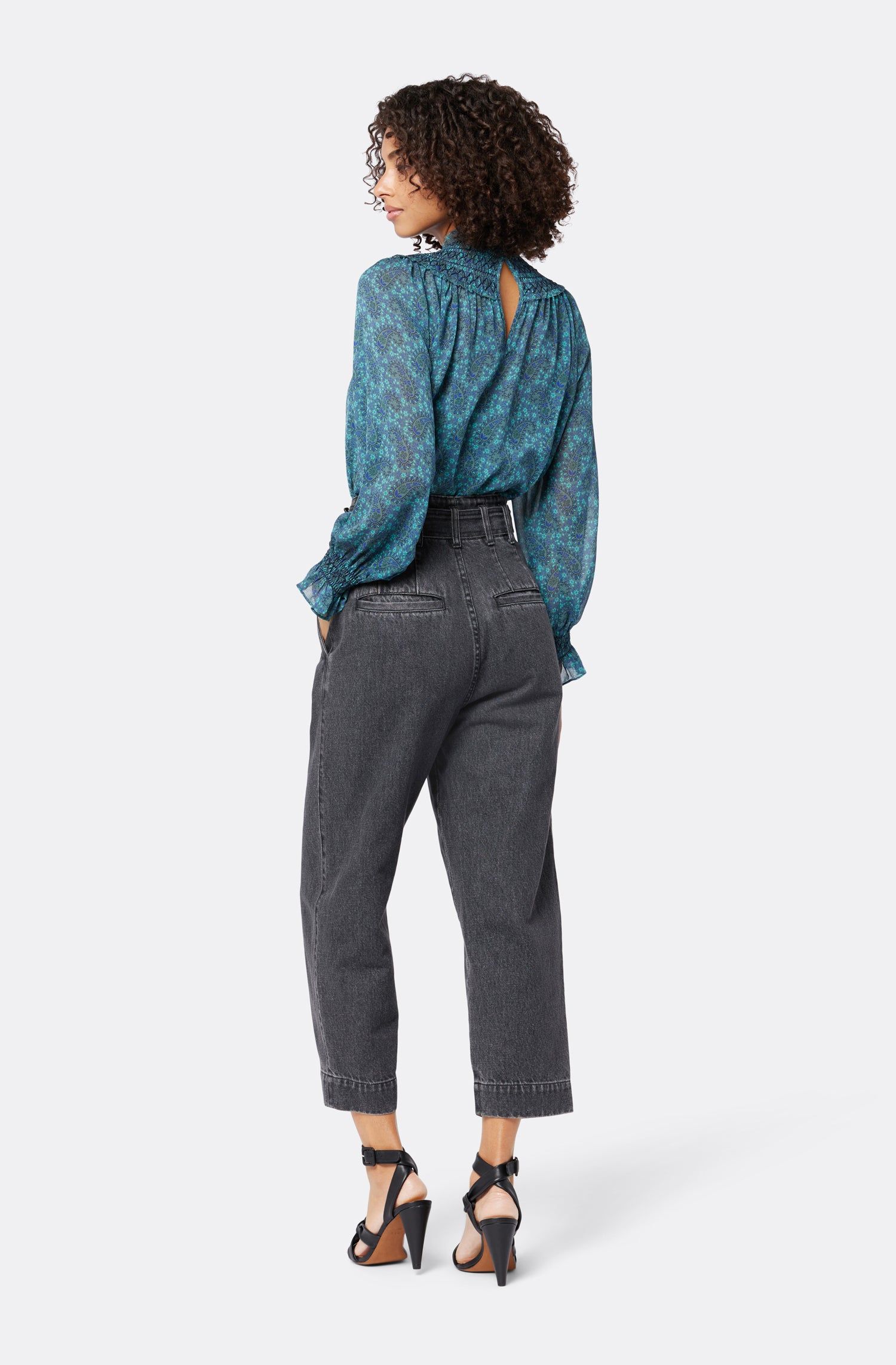 Maia Long Sleeve Silk Top sold by Joie product image thumbnail 5