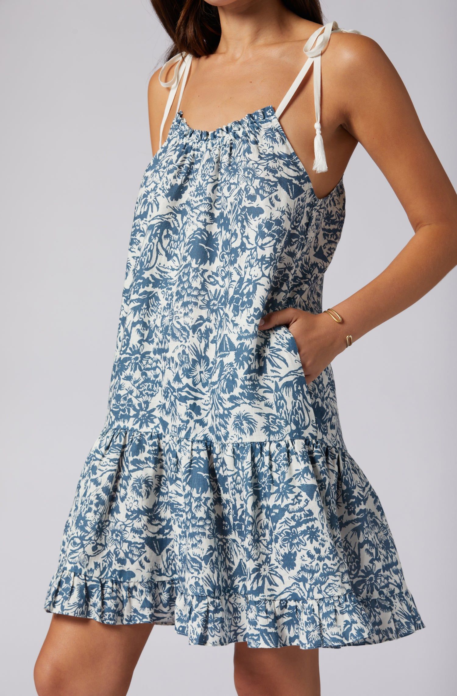 Nala Mini Linen Dress sold by Joie product image thumbnail 2