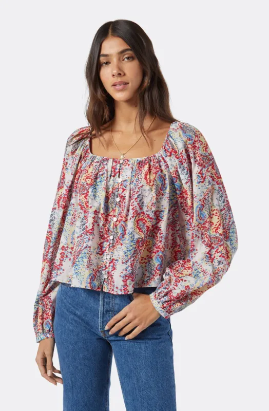 Damarre Long Sleeve Cotton Top sold by Joie