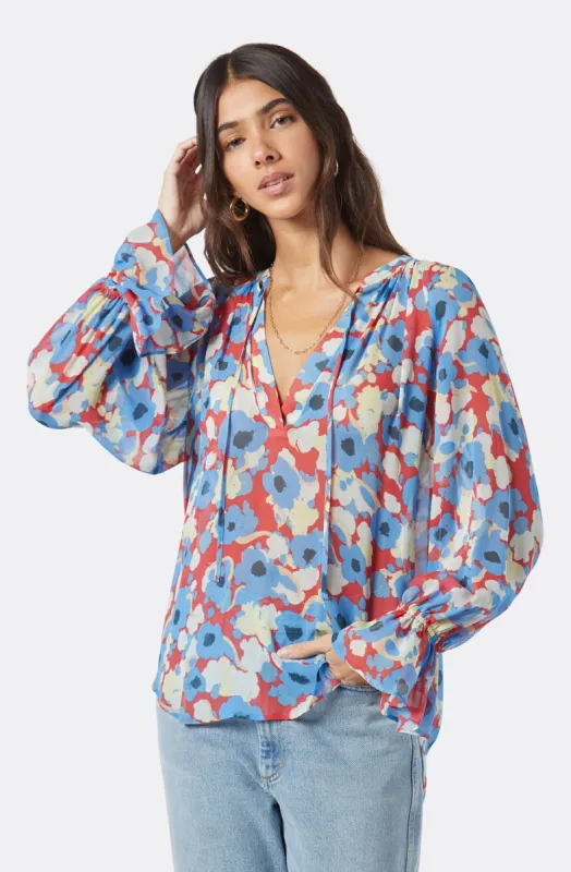 Cecarina Silk Long Sleeve Top sold by Joie