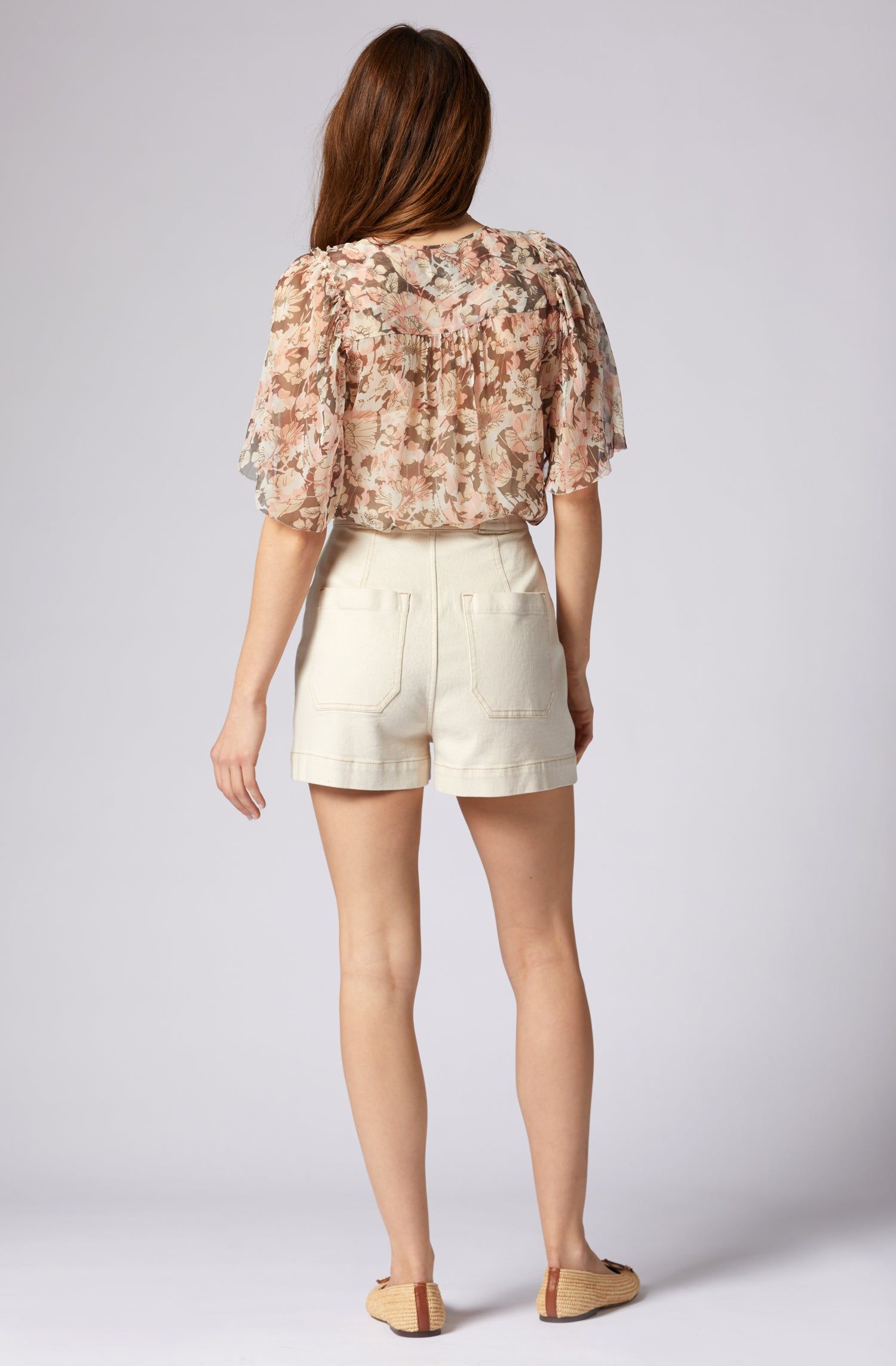 Mikayla Short Sleeve Silk Top sold by Joie product image thumbnail 4