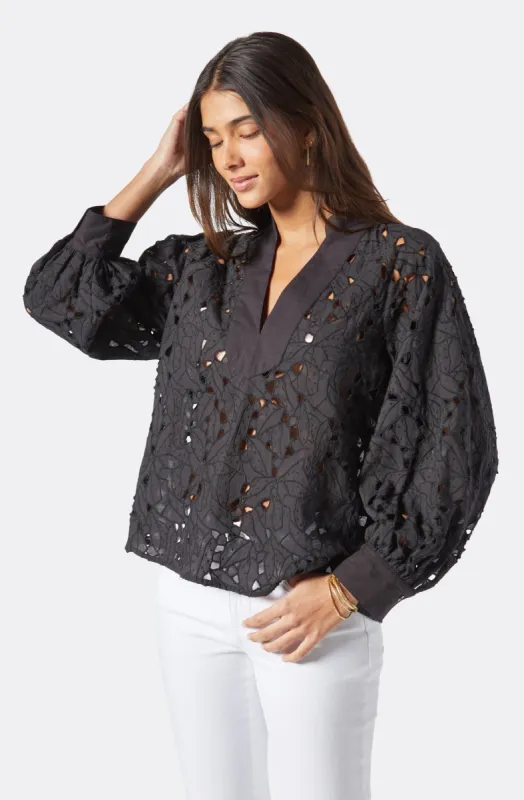 Perci Long Sleeve Cotton Top sold by Joie