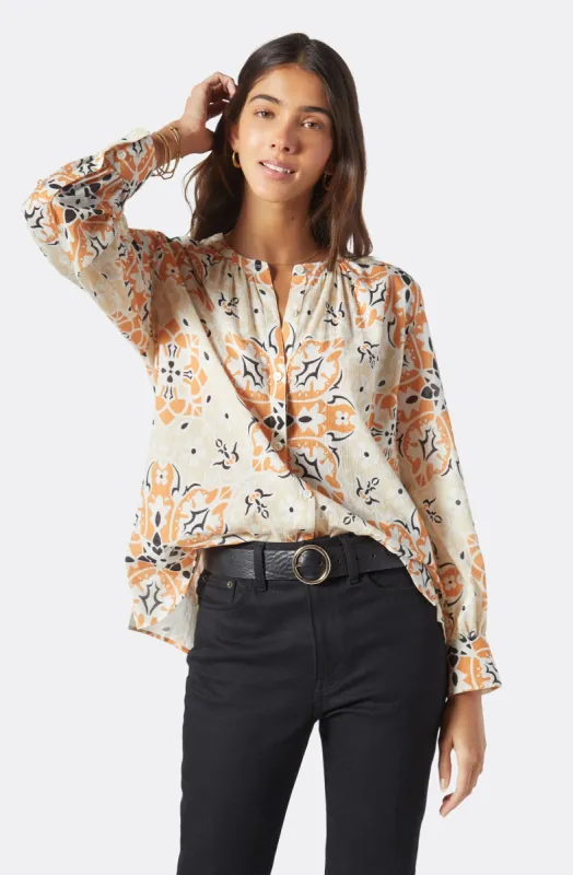 Fano Long Sleeve Cotton Top sold by Joie