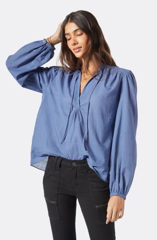 Jindrah Long Sleeve Cotton Top sold by Joie