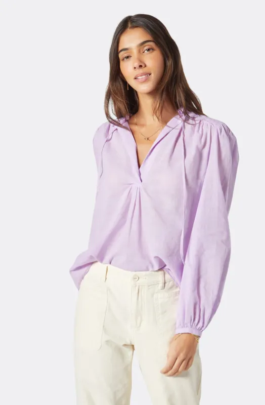 Jindrah Long Sleeve Cotton Top sold by Joie