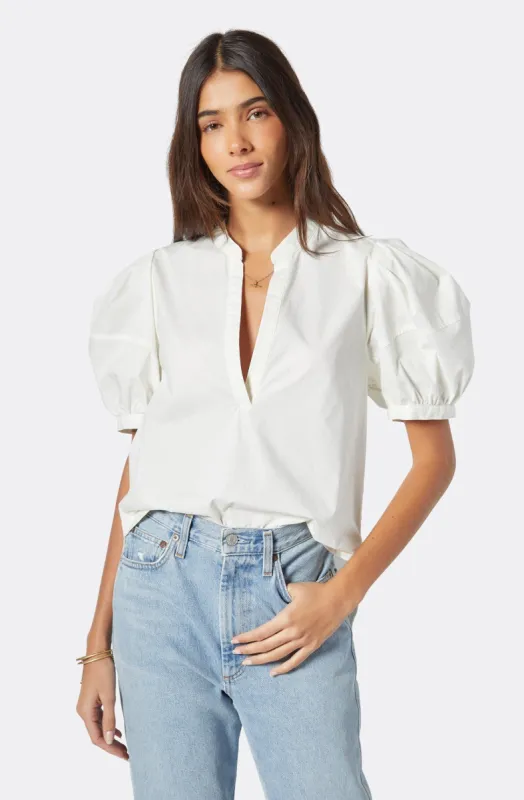 Clareley Short Sleeve Cotton Top sold by Joie