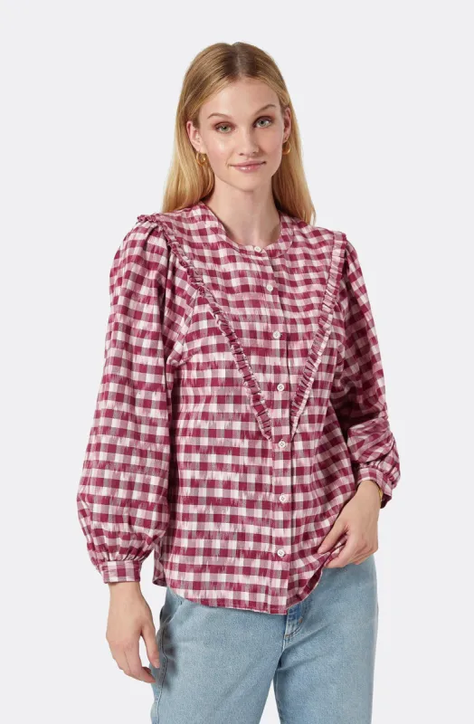 Burness Long Sleeve Cotton Top made by Joie