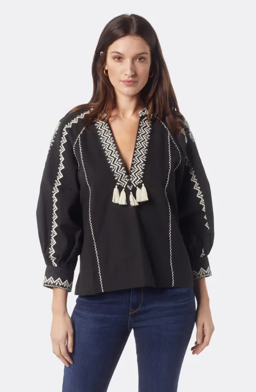 Perci Long Sleeve Cotton Top sold by Joie