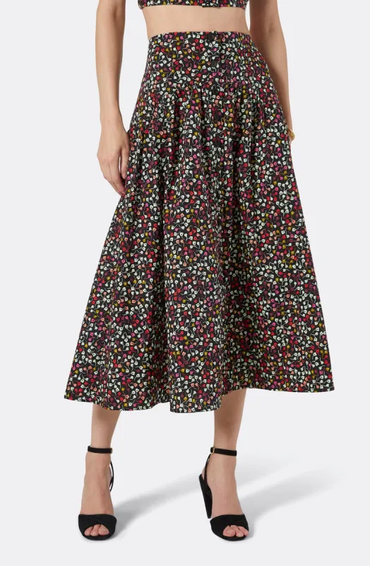Brixerley Midi Cotton Skirt sold by Joie