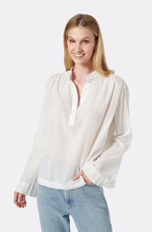 Bezona Long Sleeve Cotton Top sold by Joie
