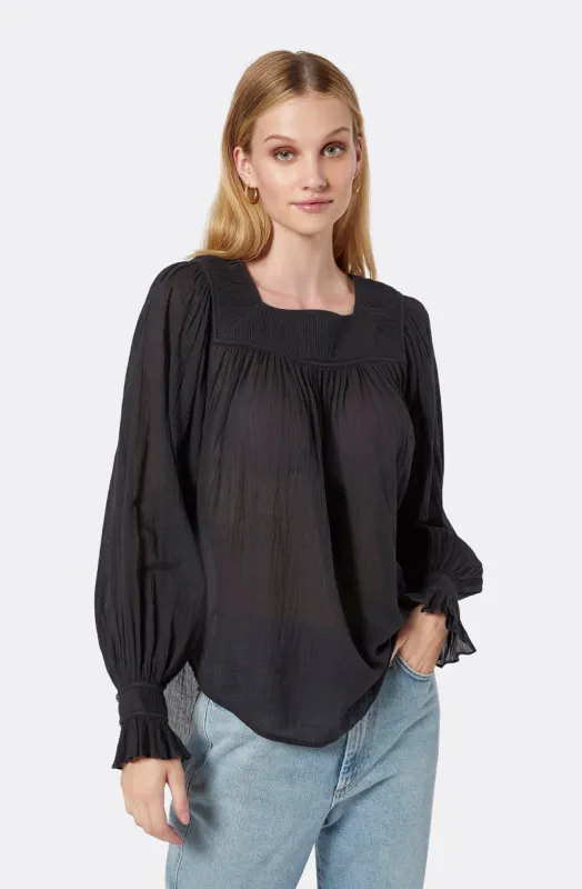 Galiann Long Sleeve Cotton Top sold by Joie