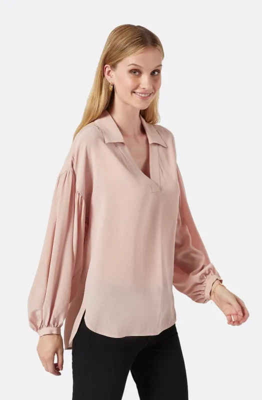 Anstie Long Sleeve Silk Top sold by Joie