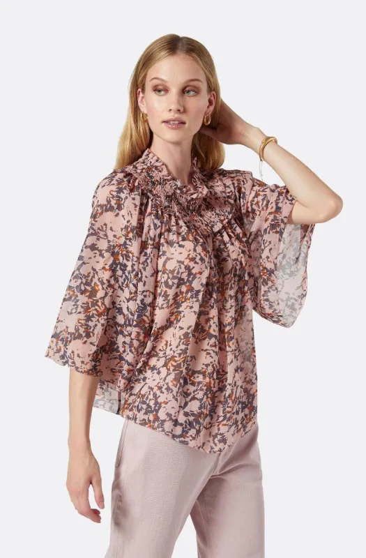 Chelsse Short Sleeve Silk Top sold by Joie