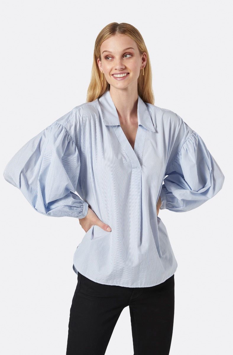 Anstie Long Sleeve Cotton Top sold by Joie