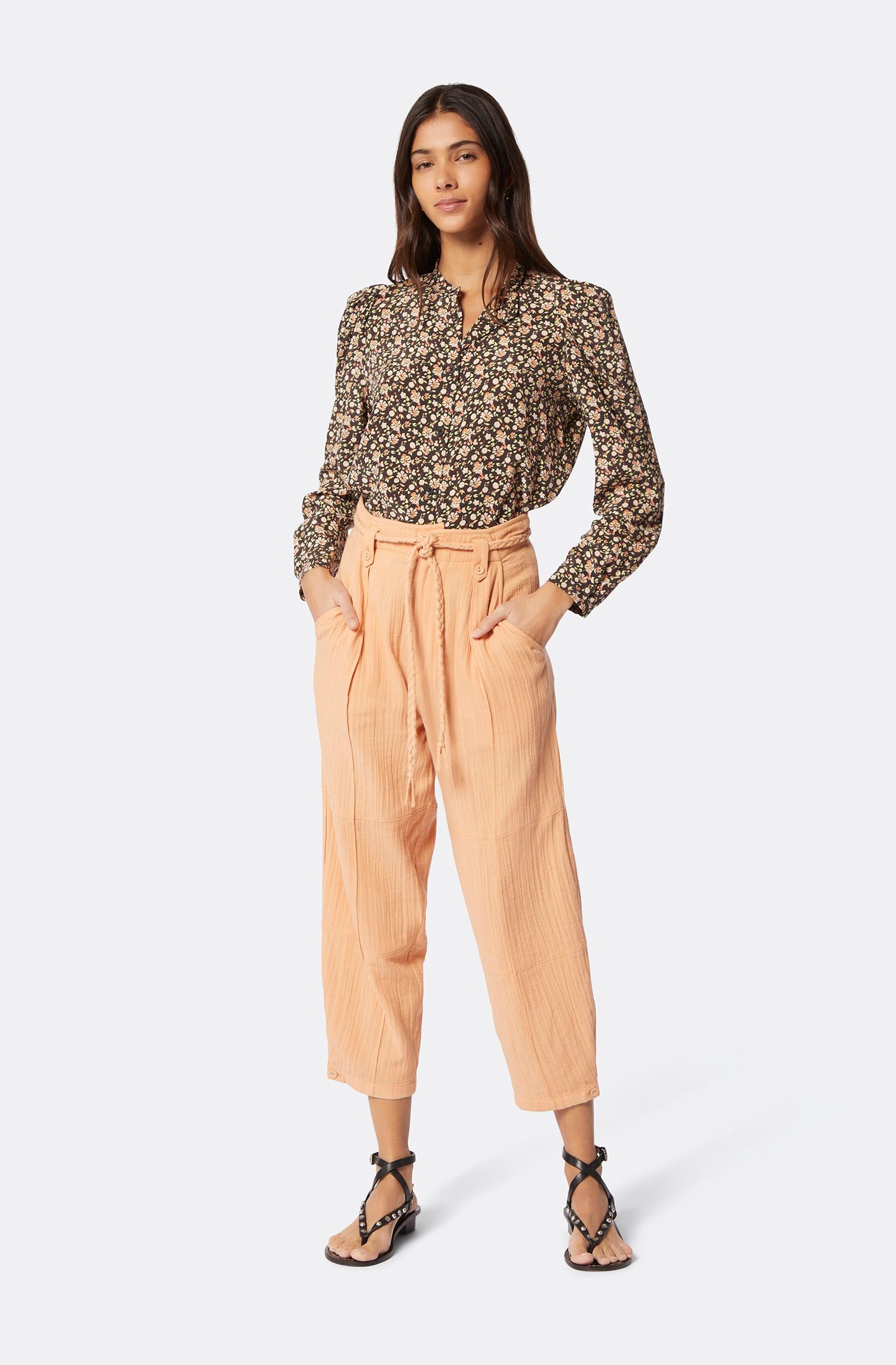 Eldridge Long Sleeve Silk Top sold by Joie