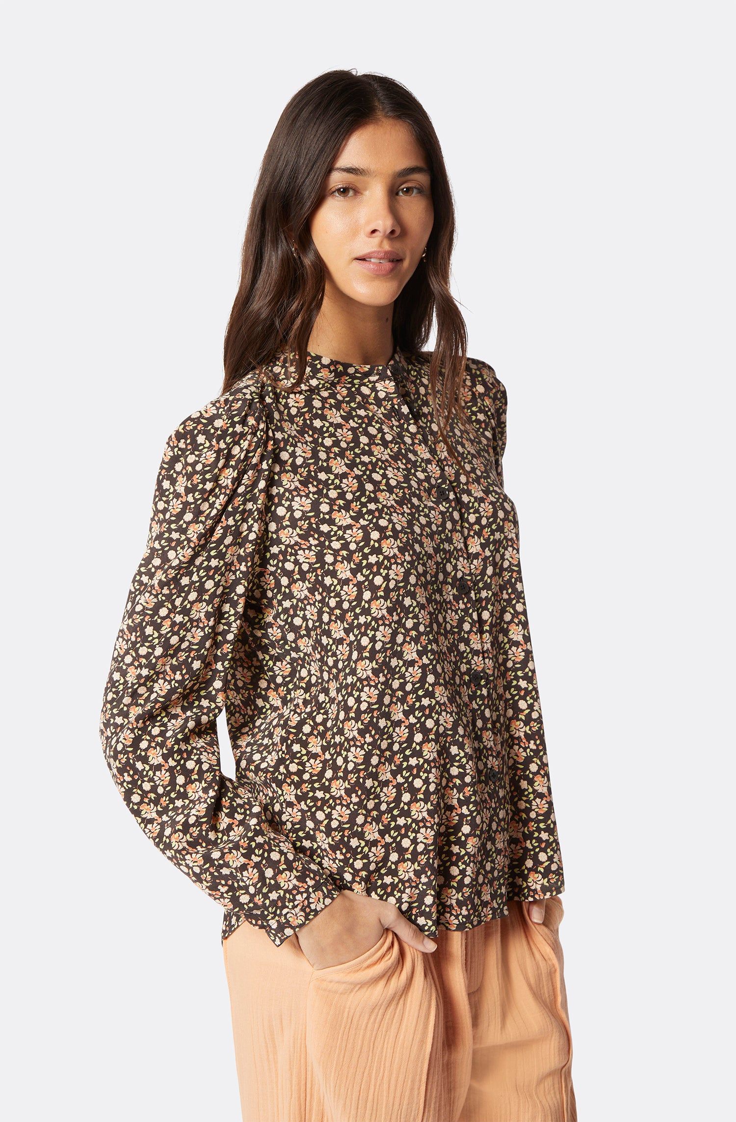Eldridge Long Sleeve Silk Top sold by Joie product image thumbnail 2