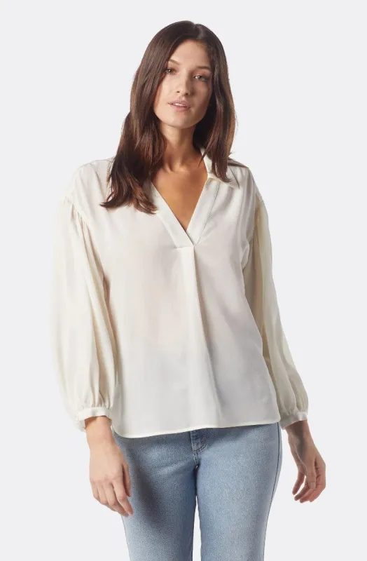 Anstie Long Sleeve Silk Top sold by Joie