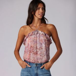Britta Sleeveless Silk Top sold by Joie