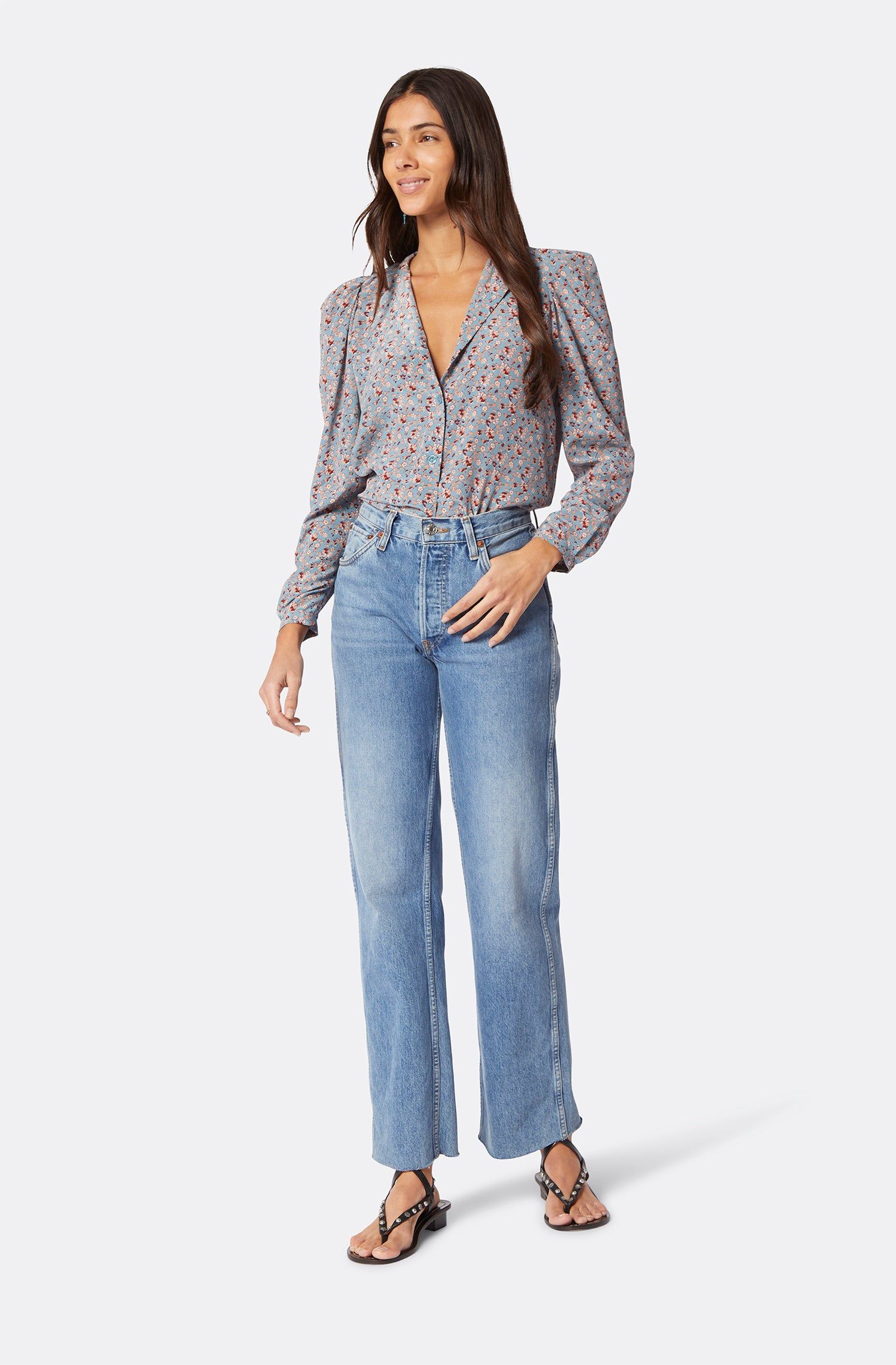 Eldridge Long Sleeve Silk Top sold by Joie product image thumbnail 2