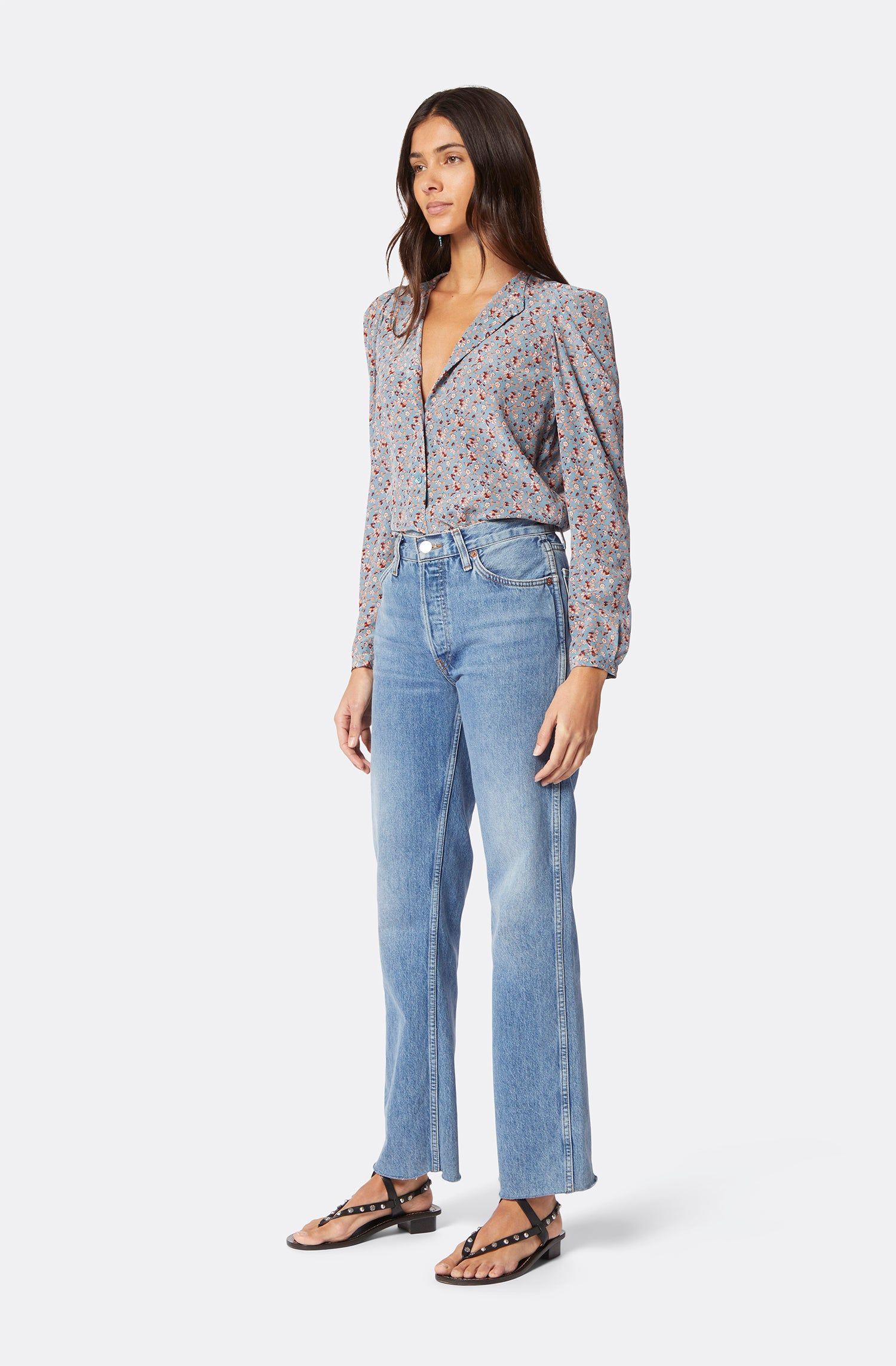 Eldridge Long Sleeve Silk Top sold by Joie product image thumbnail 4