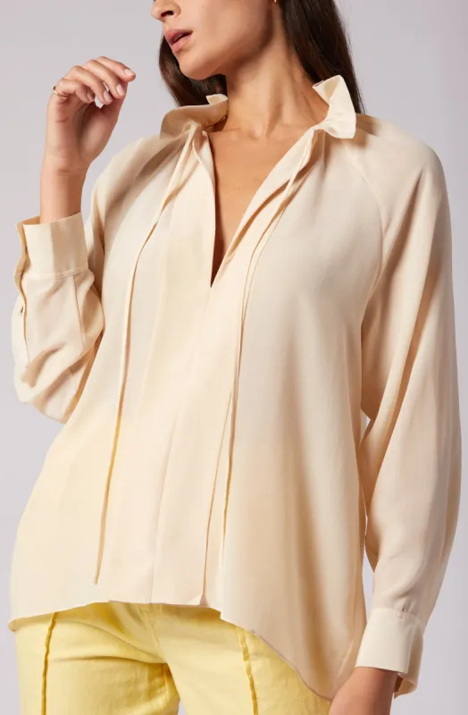 Daisy Long Sleeve Silk Top sold by Joie