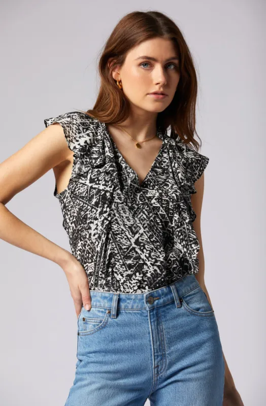 Raquel Short Sleeve Top sold by Joie