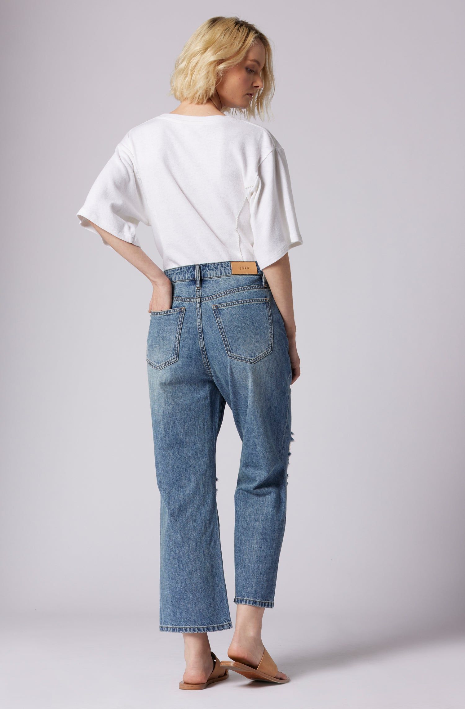 Evie Relaxed Cropped Jean sold by Joie product image thumbnail 4