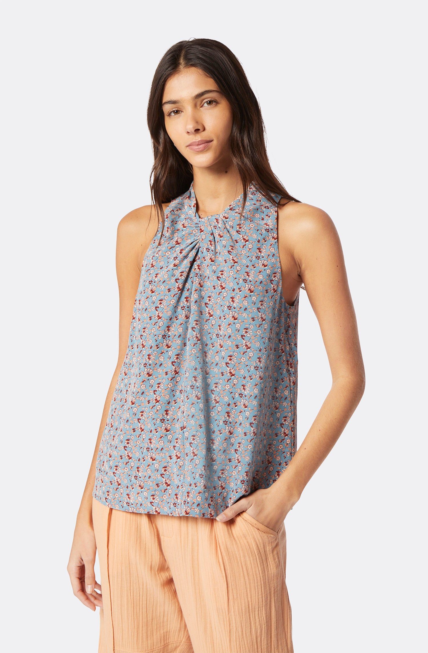 Maraloma Sleeveless Silk Top sold by Joie product image thumbnail 2