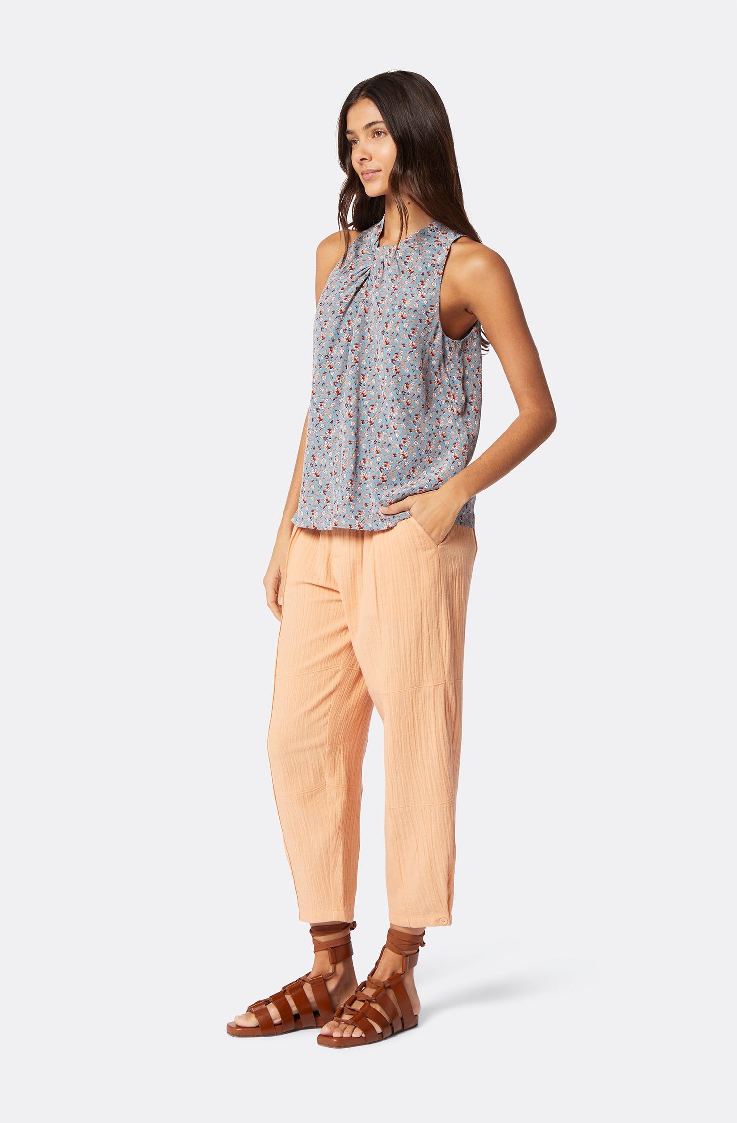 Maraloma Sleeveless Silk Top sold by Joie product image thumbnail 4