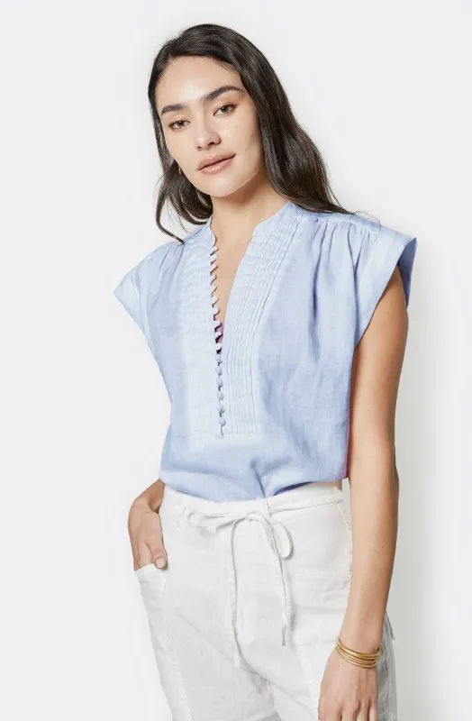 Ayon Sleeveless Linen Top sold by Joie