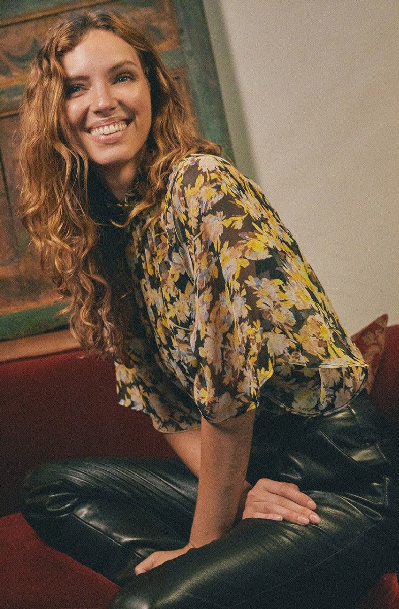 Coulsa Silk Short Sleeve Top sold by Joie product image thumbnail 6