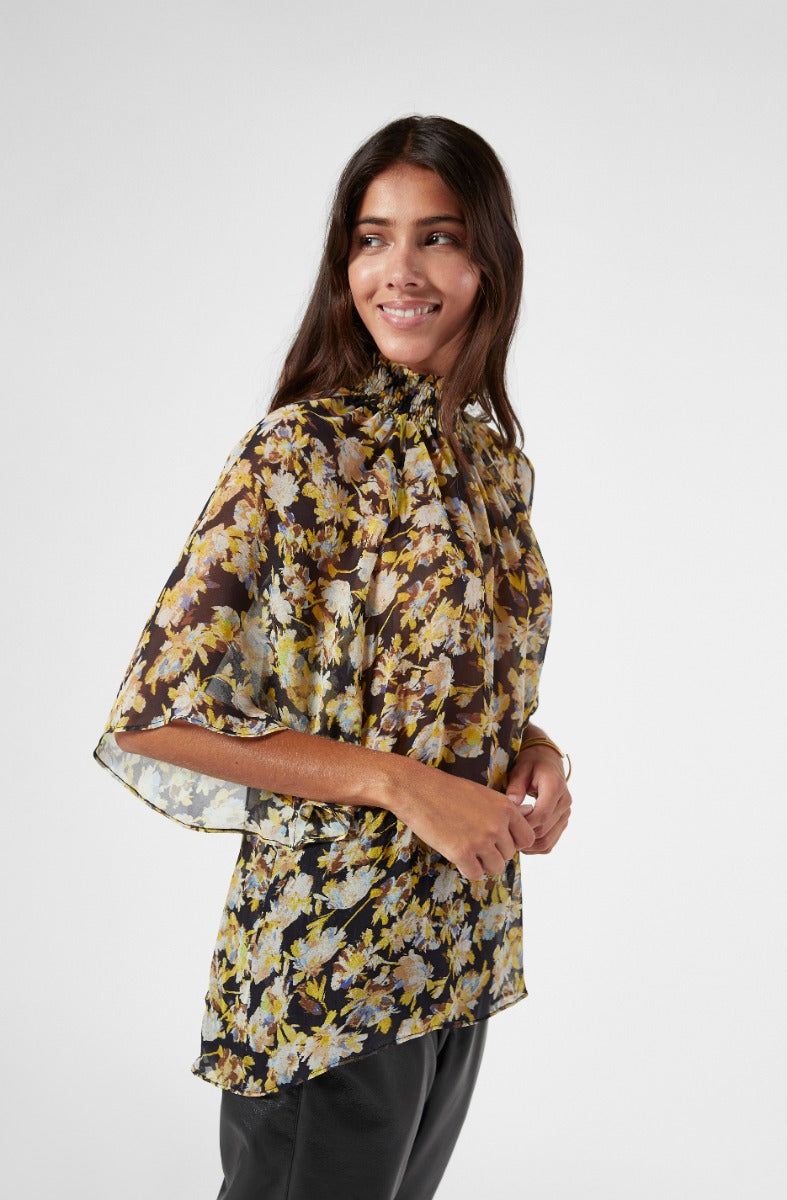 Coulsa Silk Short Sleeve Top sold by Joie product image thumbnail 4