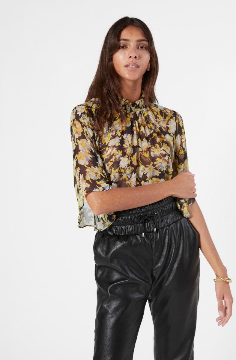 Coulsa Silk Short Sleeve Top sold by Joie