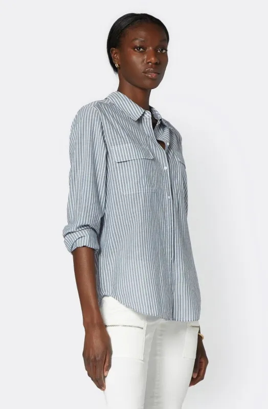 Ula Long Sleeve Cotton Top sold by Joie