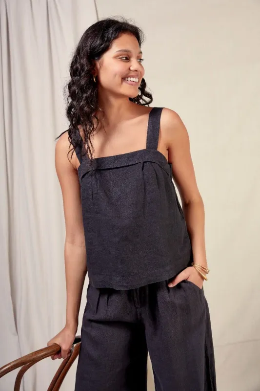 Ami Sleeveless Linen Top sold by Joie