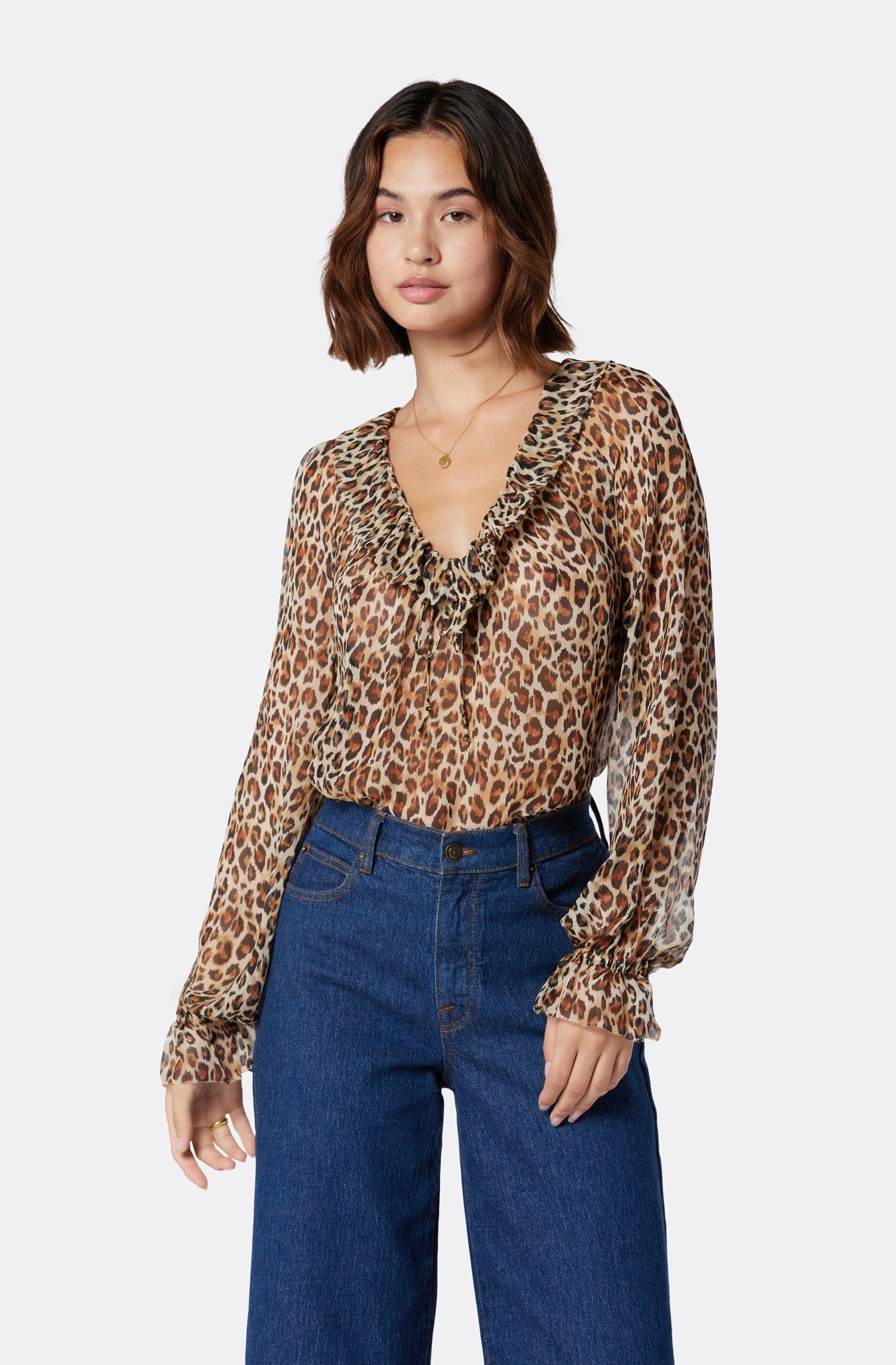 Veron Long Sleeve Silk Top sold by Joie