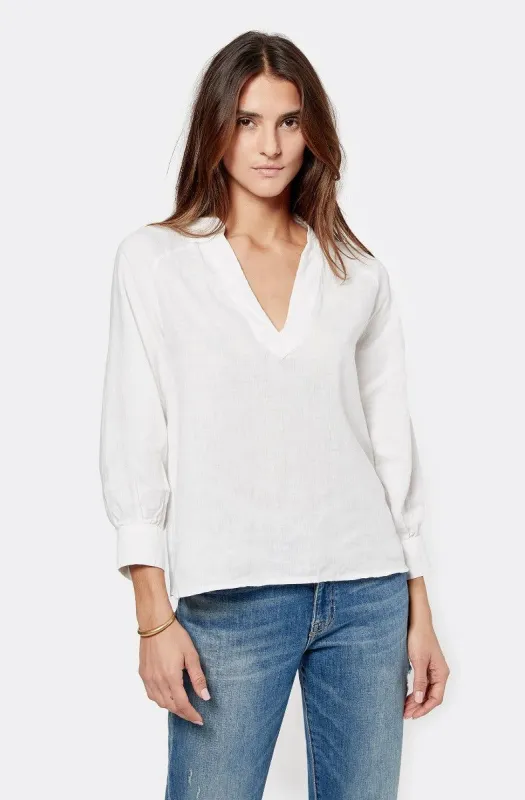 Perci Long Sleeve Linen Top sold by Joie