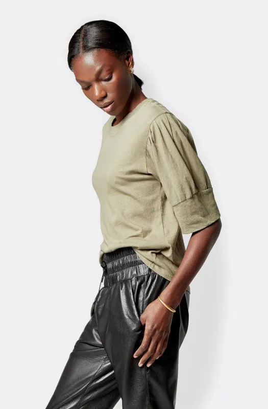 Lydia Short Sleeve Cotton Top sold by Joie