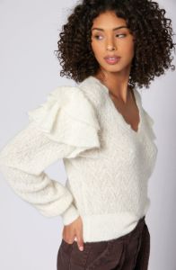 Inez V-Neck Sweater sold by Joie