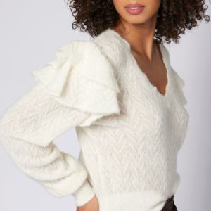 Inez V-Neck Sweater sold by Joie