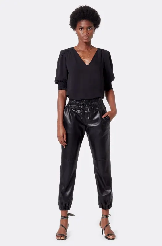 Karemele Short Sleeve Silk Top sold by Joie
