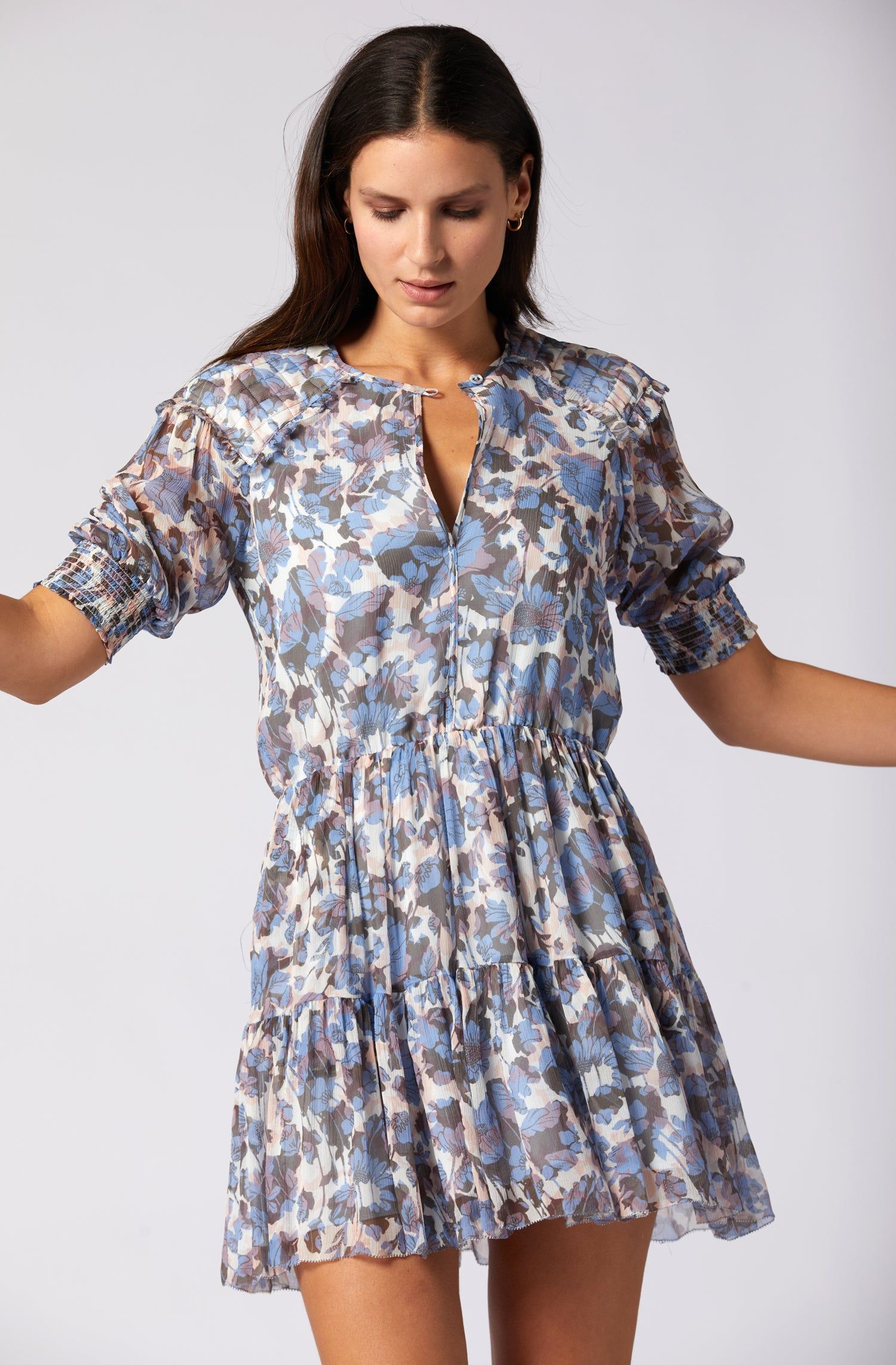 Laura Mini Silk Dress sold by Joie product image thumbnail 2