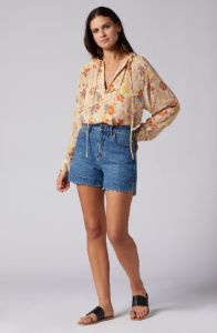 Daisy Long Sleeve Silk Top sold by Joie