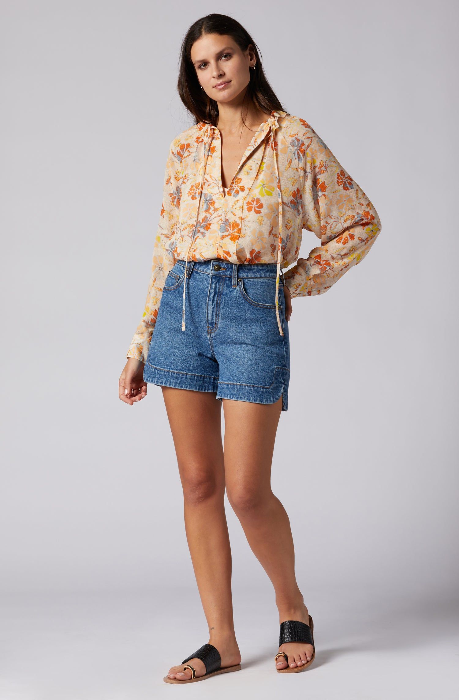 Daisy Long Sleeve Silk Top sold by Joie product image thumbnail 2