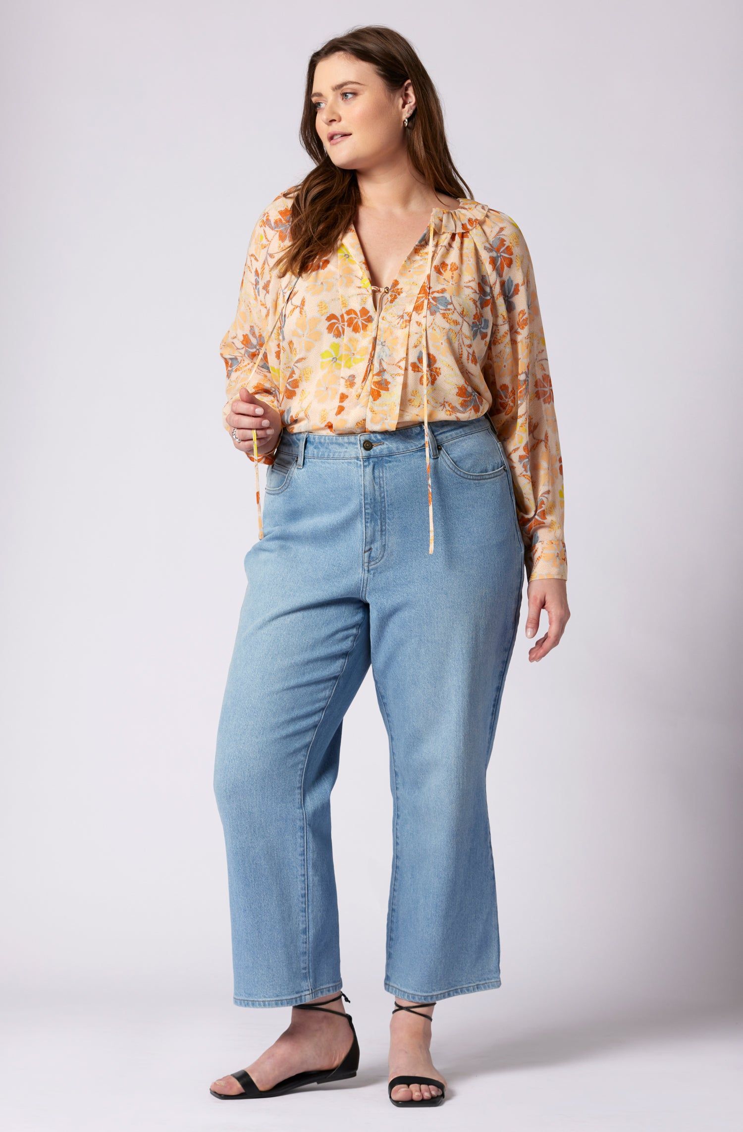 Daisy Long Sleeve Silk Top sold by Joie product image thumbnail 7